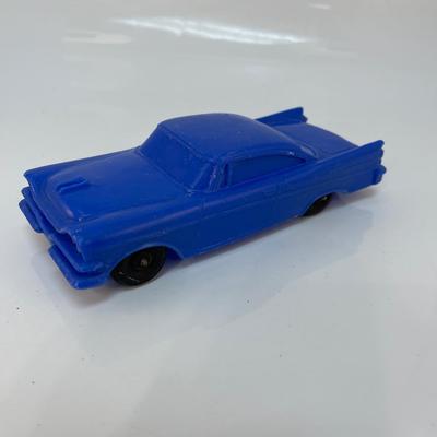 Vintage 1950's Irwin Plastic Cadillac Toy Car Blue