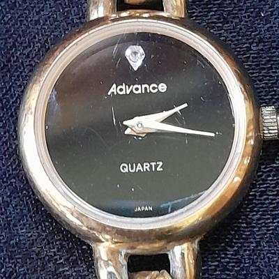 His and Her's watches vintage Dufonte and Advance with gem