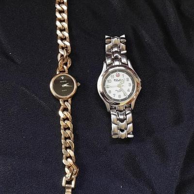 His and Her's watches vintage Dufonte and Advance with gem