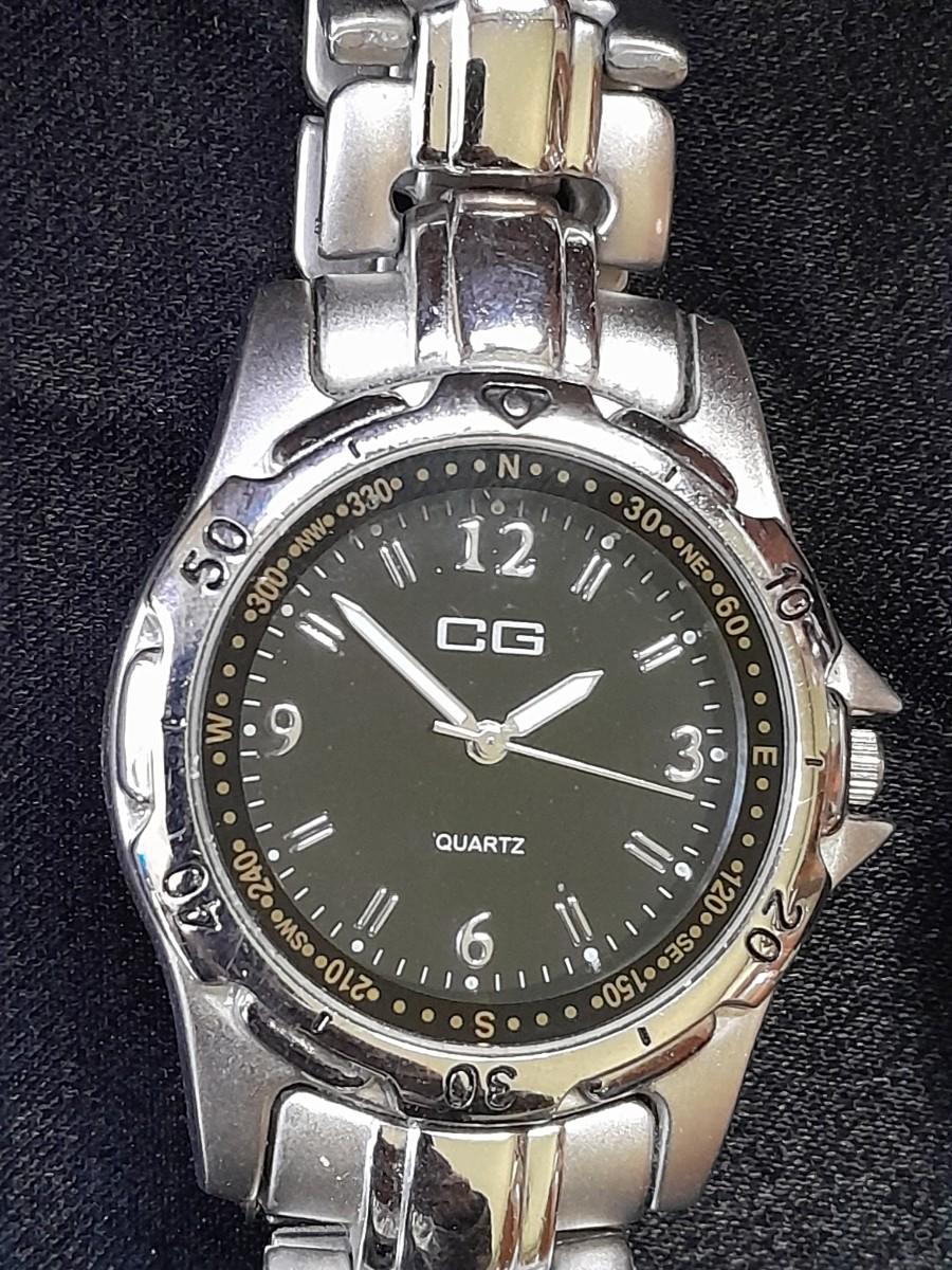 Vintage silver tone CG men s watch and Advance Quartz watch with