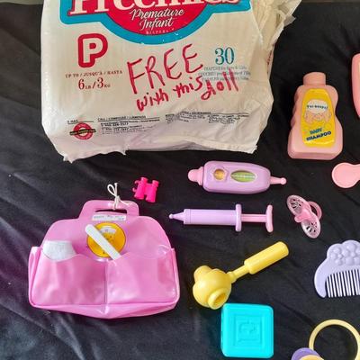 Baby doll accessories Mommy doctor, diapers, Beauty, and Feeding Plastic baby doll accessories