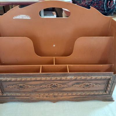 Vintage 3 piece Lerner Desk organizers