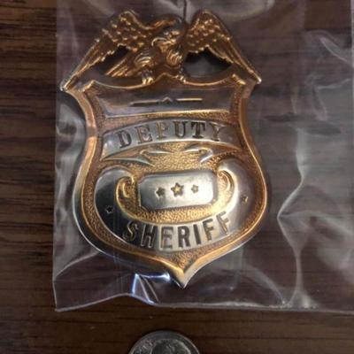 Collectable Lapel pin Deputy Sheriff badge