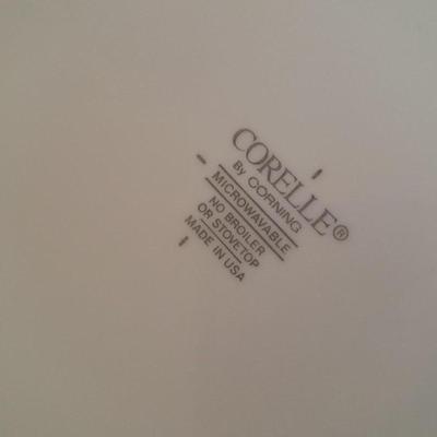 Corelle Pansy "Summer blush" pattern dishware 52-piece set