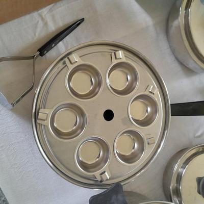 15-piece In Kor Stainless Steel Cookware set