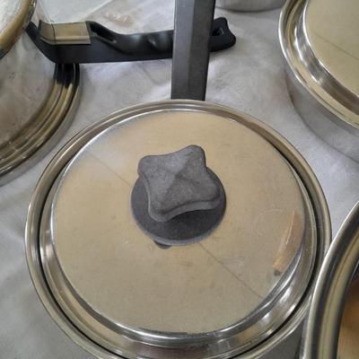 15-piece In Kor Stainless Steel Cookware set