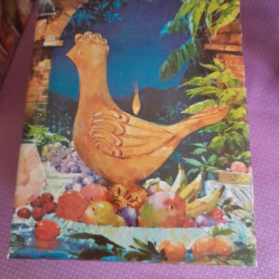 Two matching Avon Terra Cotta Birds with boxes Great candle holders or Plant pots.