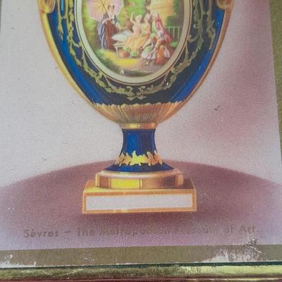 Household decorations, John Maddock China, France bell, Crock, and Sel-u-tone Pinocle cards