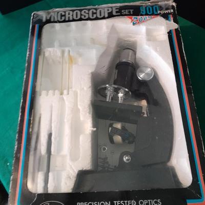 Creative science Precision tested Optics Microscope set 900 power