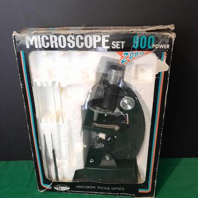 Creative science Precision tested Optics Microscope set 900 power