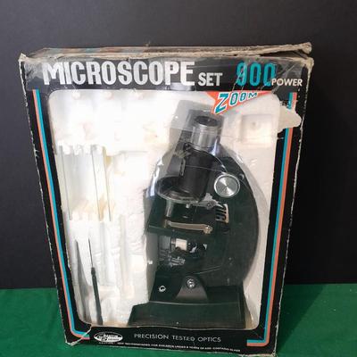 Creative science Precision tested Optics Microscope set 900 power