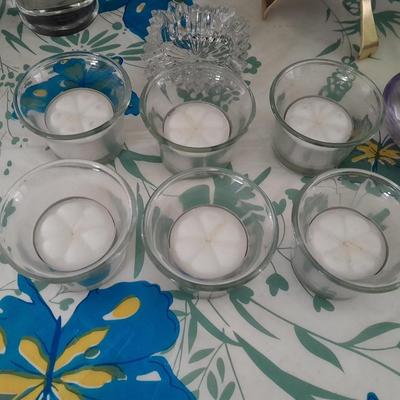 Great assortment of Candles and candle holders