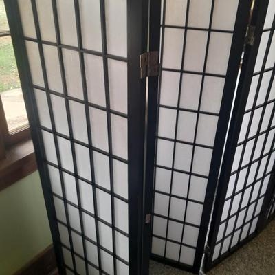 3 ft. Tall Windowpane Five panel Shoji Screen