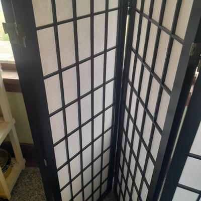 3 ft. Tall Windowpane Five panel Shoji Screen