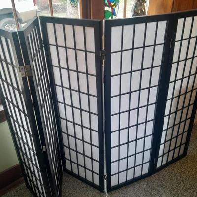 3 ft. Tall Windowpane Five panel Shoji Screen