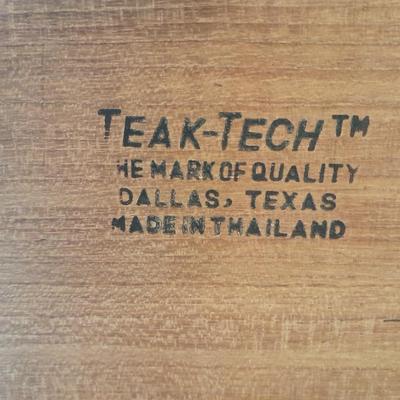 Nice small Teak wood storage Cabinet to hang or place flat with hideaway doors!