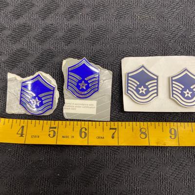US Air Force rank pins