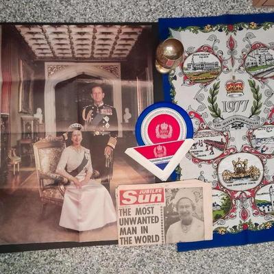 RARE 1977 The Queen's Silver Jubilee Collectables with Jubilee awarded Goblet!