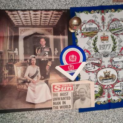 RARE 1977 The Queen's Silver Jubilee Collectables with Jubilee awarded Goblet!