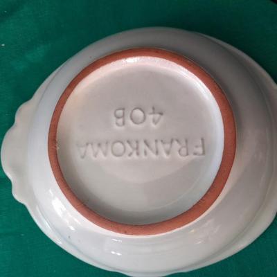 Heavy Restraunt style dishware Frankoma, Ovenware Microwave safe white dishes