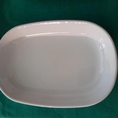 Heavy Restraunt style dishware Frankoma, Ovenware Microwave safe white dishes