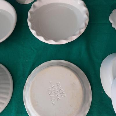 Heavy Restraunt style dishware Frankoma, Ovenware Microwave safe white dishes