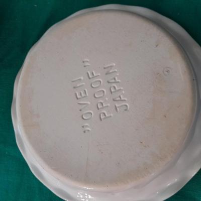 Heavy Restraunt style dishware Frankoma, Ovenware Microwave safe white dishes