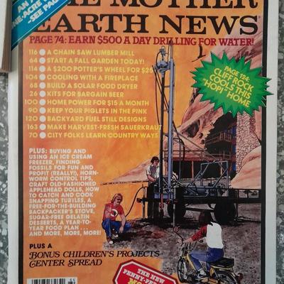 Back issue magazines THE MOTHER EARTH NEWS SURVIVAL tips and GREAT hints!