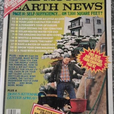 Back issue magazines THE MOTHER EARTH NEWS SURVIVAL tips and GREAT hints!