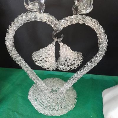 Bride and Groom Decorations Bride & Groom glasses, Large ceramic Figures, Candle holder and more