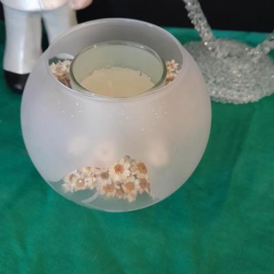 Bride and Groom Decorations Bride & Groom glasses, Large ceramic Figures, Candle holder and more