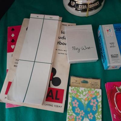 Ezra Brooks 1968 Dice Harolds Club Reno Empty Decanter and other casino & game related items