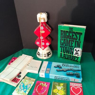 Ezra Brooks 1968 Dice Harolds Club Reno Empty Decanter and other casino & game related items