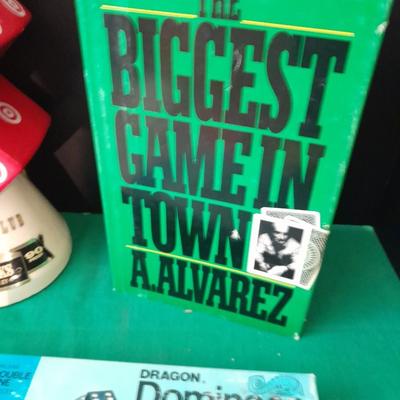 Ezra Brooks 1968 Dice Harolds Club Reno Empty Decanter and other casino & game related items