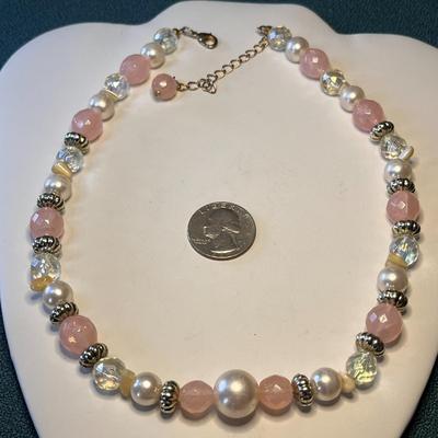 PINK & PEARLY 20â€ PRETTY NECKLACE