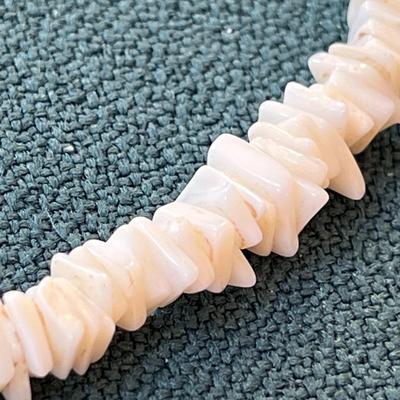 POLISHED SEASHELL BITS NECKLACE