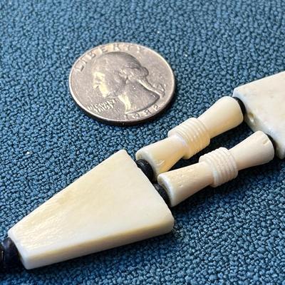 TRIBAL STYLE BONE, BEAD ARM OR LEG BAND