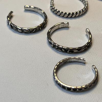 TOE RINGS ASSORTMENT 11 PIECES