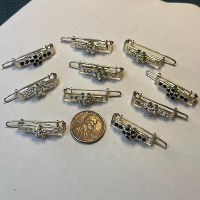 HAIR BARRETTES 10 PIECES SMALLER SIZE