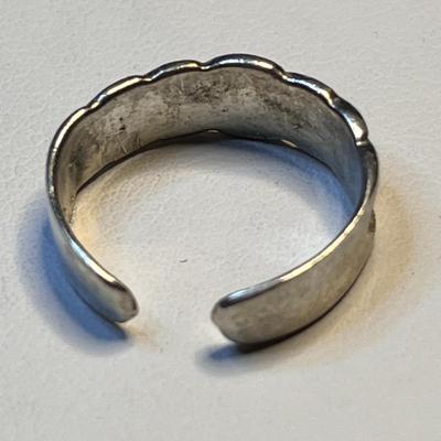 TOE RING â€œ925â€ STERLING SILVER WEAVE DESIGN 