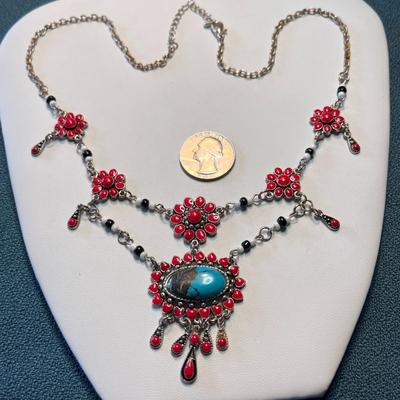 ELABORATE SOUTHWEST DESIGN NECKLACE