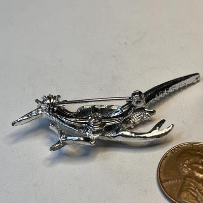 BLUE-EYED ROAD RUNNER PIN