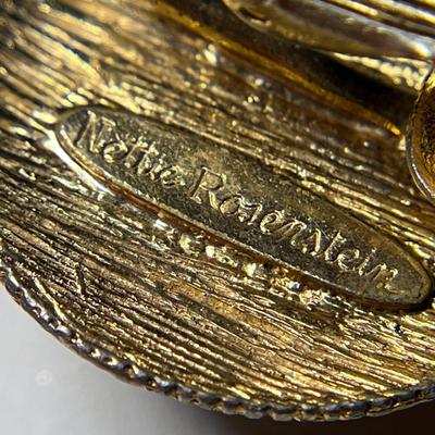 â€œNETTIE ROSENSTEINâ€ VINTAGE CLIP-ON EARRINGS