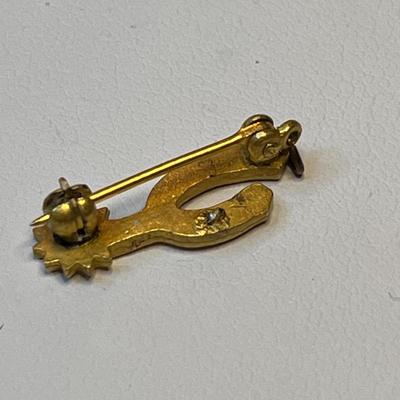 TEENY TINY COWBOY SPURS PIN