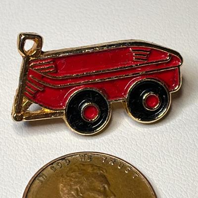 LILâ€™ RED WAGON RETRO PIN