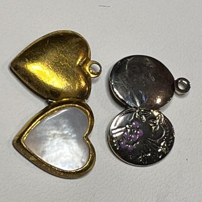 TINY LOCKETS X 2