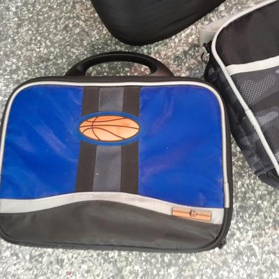 New backpack, Two lunch bags, and a Water cooler