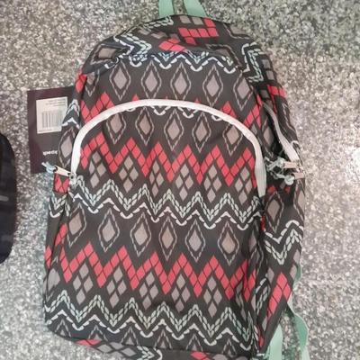 New backpack, Two lunch bags, and a Water cooler