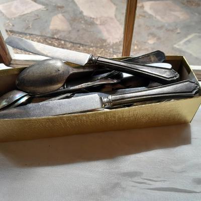 Large assortment of flatware Rogers & sons, Japan Airline, and more