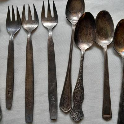 Large assortment of flatware Rogers & sons, Japan Airline, and more